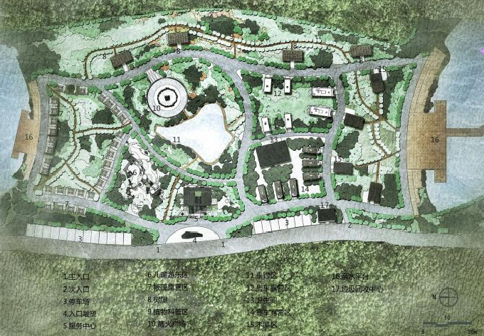 黃陵國家森林公園自駕游露營地總體布局設(shè)計