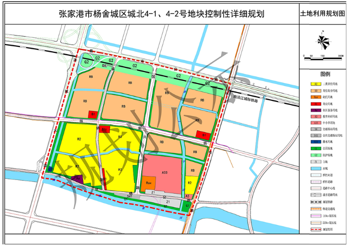 張家港市楊舍城區城北4-1、4-2號地塊 控制性詳細規劃