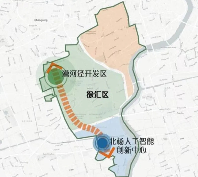 上海徐匯區(qū)“元創(chuàng)未來”元宇宙產(chǎn)業(yè)創(chuàng)新園布局圖