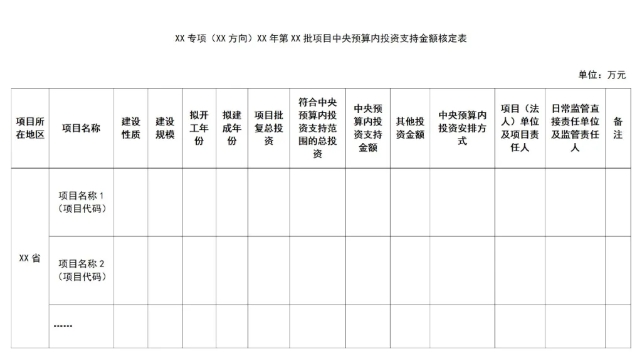 專項（XX方向）XX年中央預算內投資項目資金申請報告